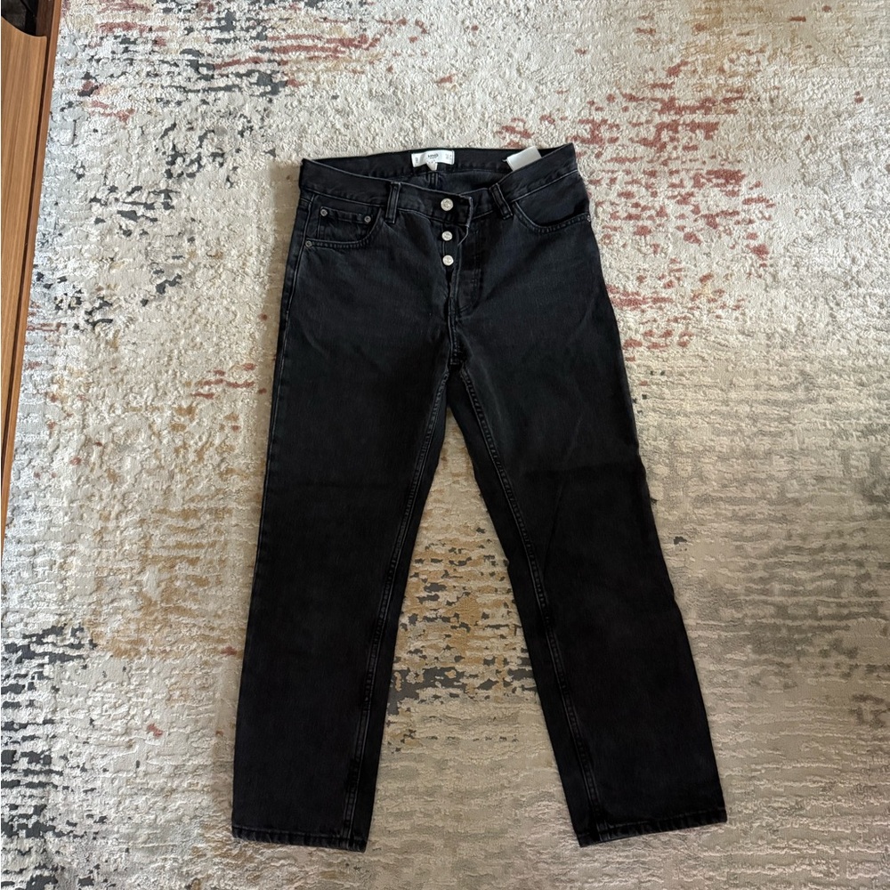 Mango MNG Black Denim Pants